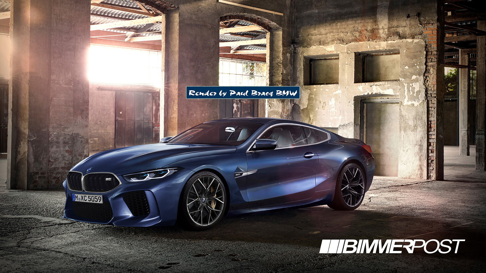 2019-bmw-m8-coupe-rendering-1 2019 BMW M8 Coupe More Realistically Rendered