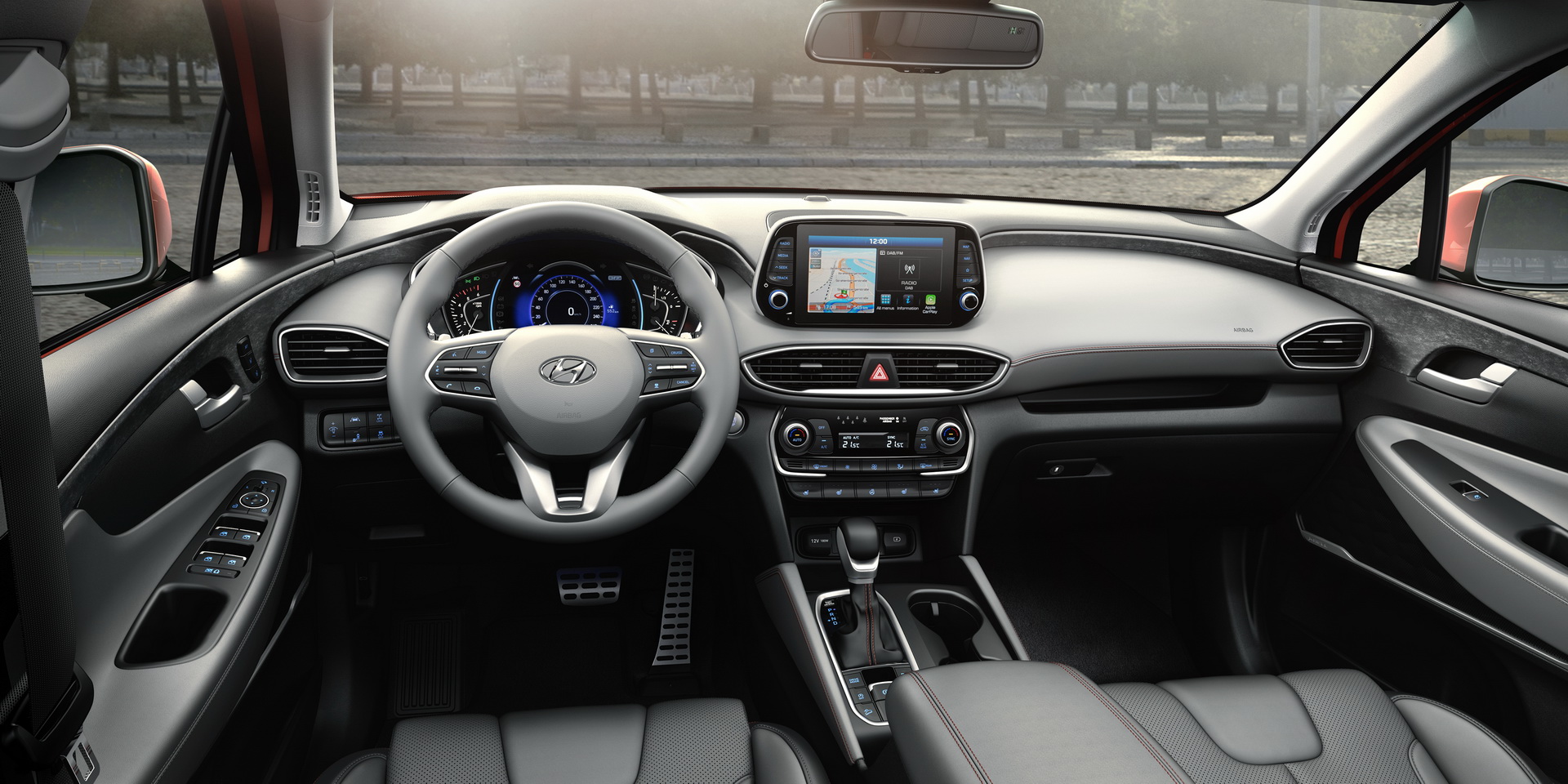 2019-hyundai-santa-fe-33 Hyundai Confirms New Santa Fe Hybrid And PHEV In Geneva