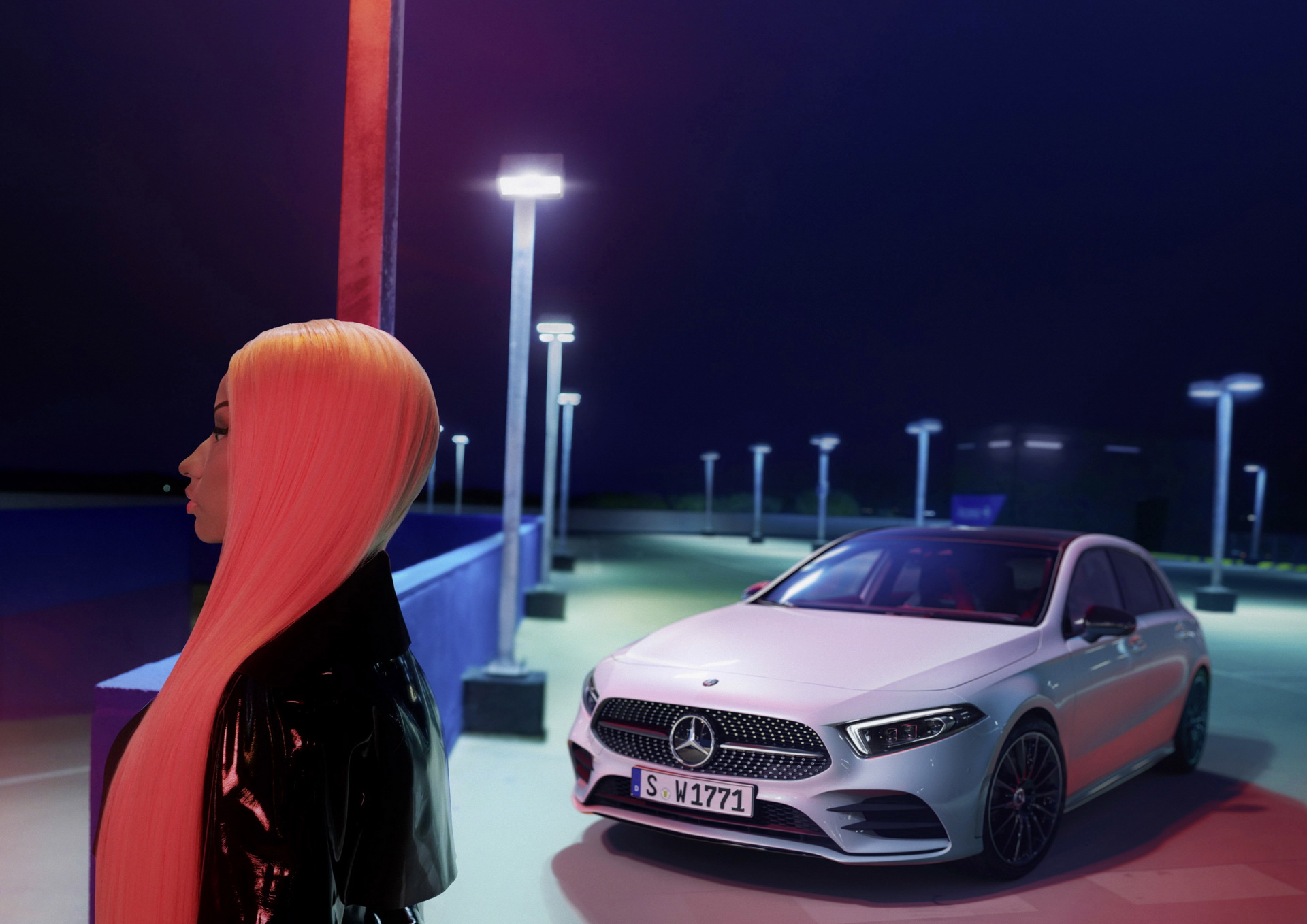 2019-mercedes-benz-a-class-nicki-minaj-7 Nicki Minaj Hops Into The Mercedes A-Class For New Campaign