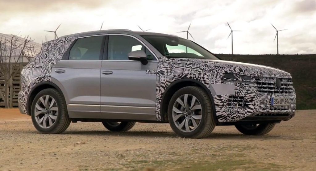  2019 VW Touareg Shows Some Skin In New Teaser Video