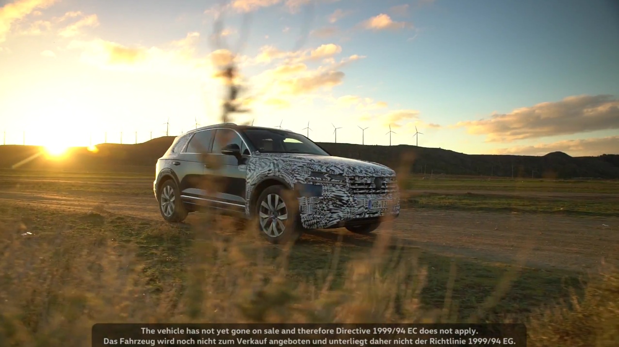 2019-vw-touareg-11 2019 VW Touareg Shows Some Skin In New Teaser Video
