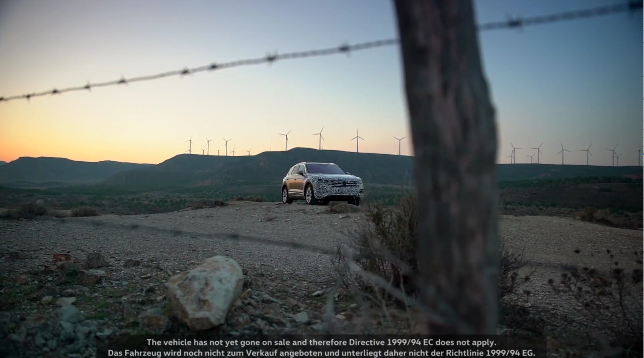 2019-vw-touareg-12 2019 VW Touareg Shows Some Skin In New Teaser Video