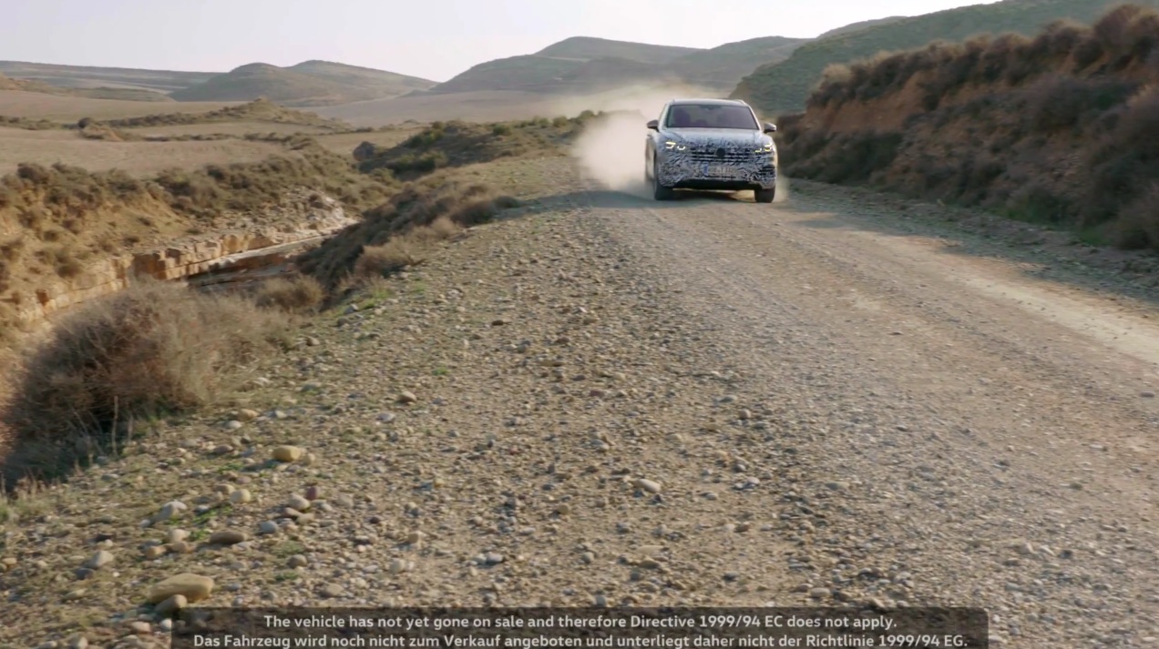 2019-vw-touareg-20 2019 VW Touareg Shows Some Skin In New Teaser Video