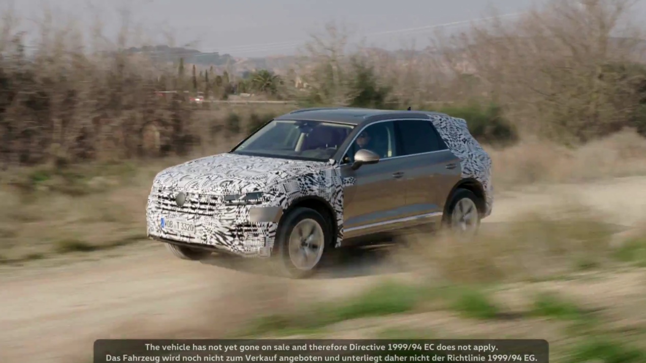 2019-vw-touareg-22 2019 VW Touareg Shows Some Skin In New Teaser Video