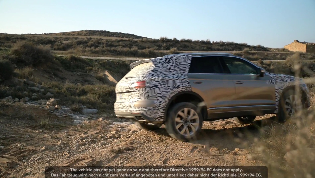 2019-vw-touareg-26 2019 VW Touareg Shows Some Skin In New Teaser Video