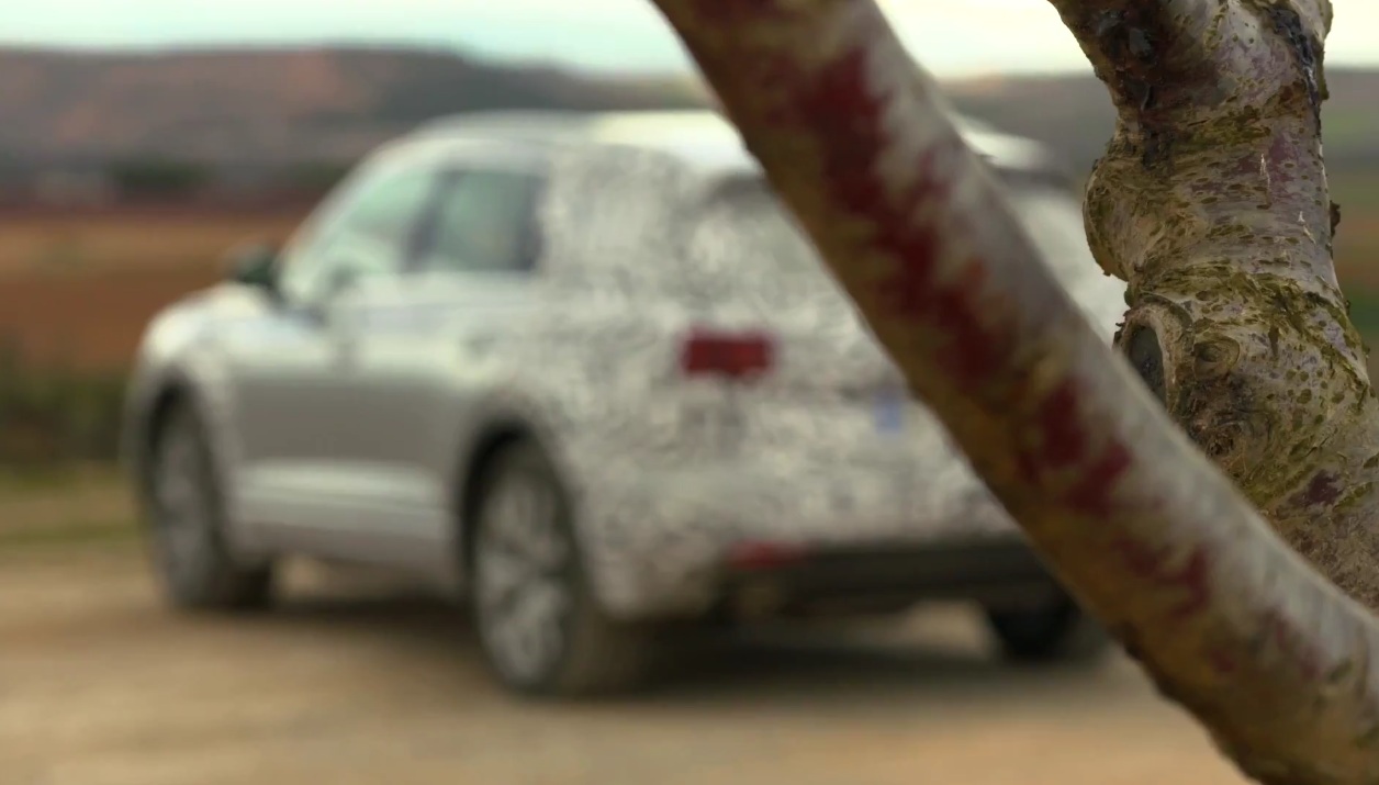 2019-vw-touareg-4 2019 VW Touareg Shows Some Skin In New Teaser Video