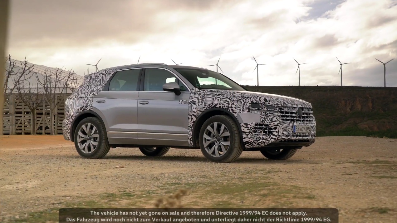 2019-vw-touareg-7 2019 VW Touareg Shows Some Skin In New Teaser Video