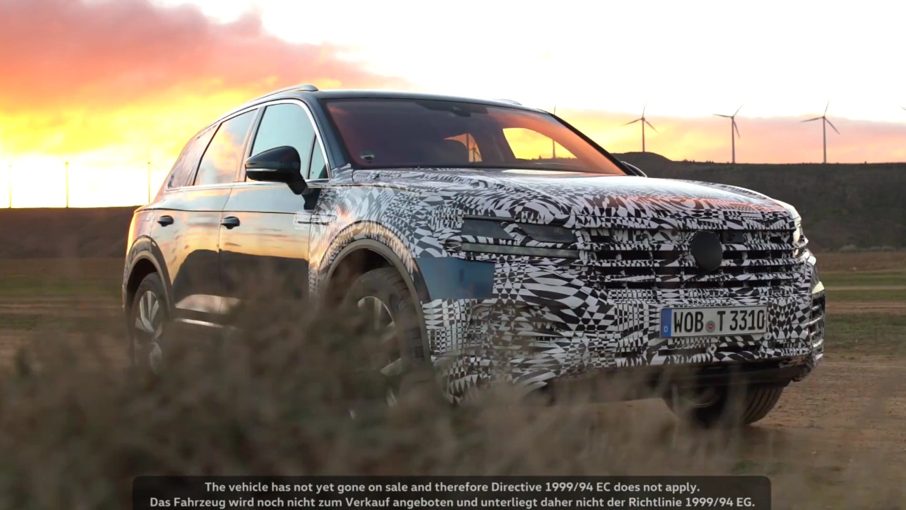 2019-vw-touareg-8 2019 VW Touareg Shows Some Skin In New Teaser Video