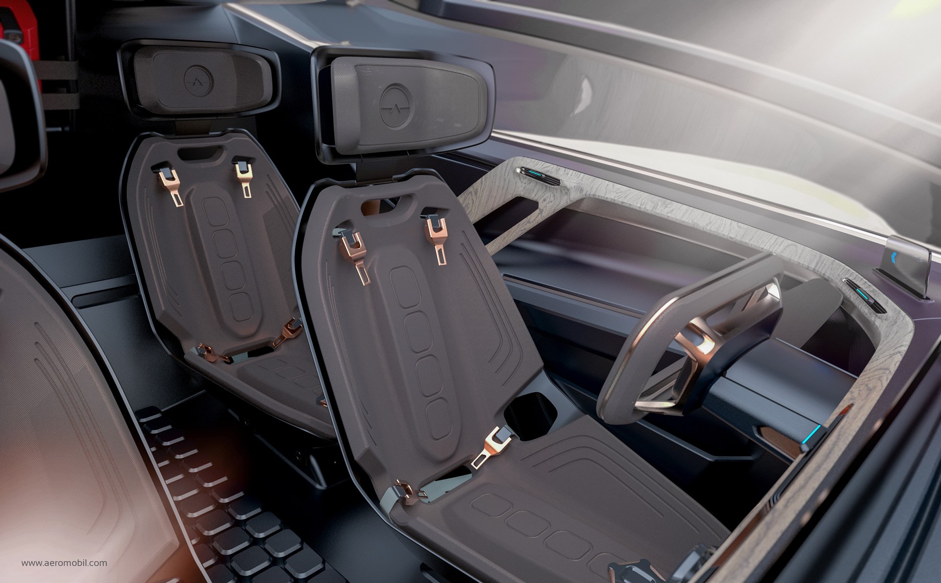 AeroMobil-5 AeroMobil 5.0 VTOL Flying Car Concept Touches Down From The Future