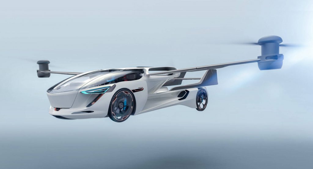  AeroMobil 5.0 VTOL Flying Car Concept Touches Down From The Future