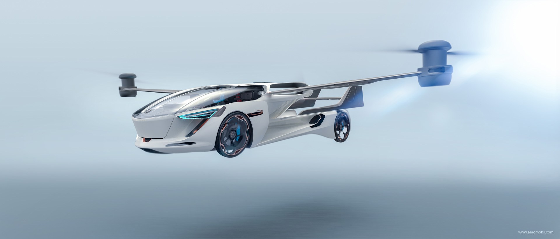 AeroMobil-5 AeroMobil 5.0 VTOL Flying Car Concept Touches Down From The Future
