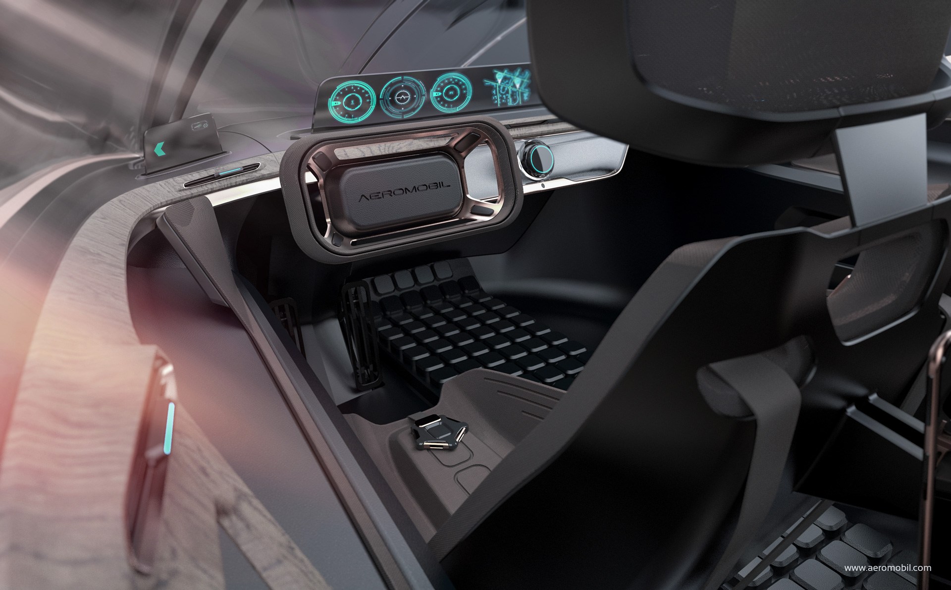 AeroMobil-5 AeroMobil 5.0 VTOL Flying Car Concept Touches Down From The Future