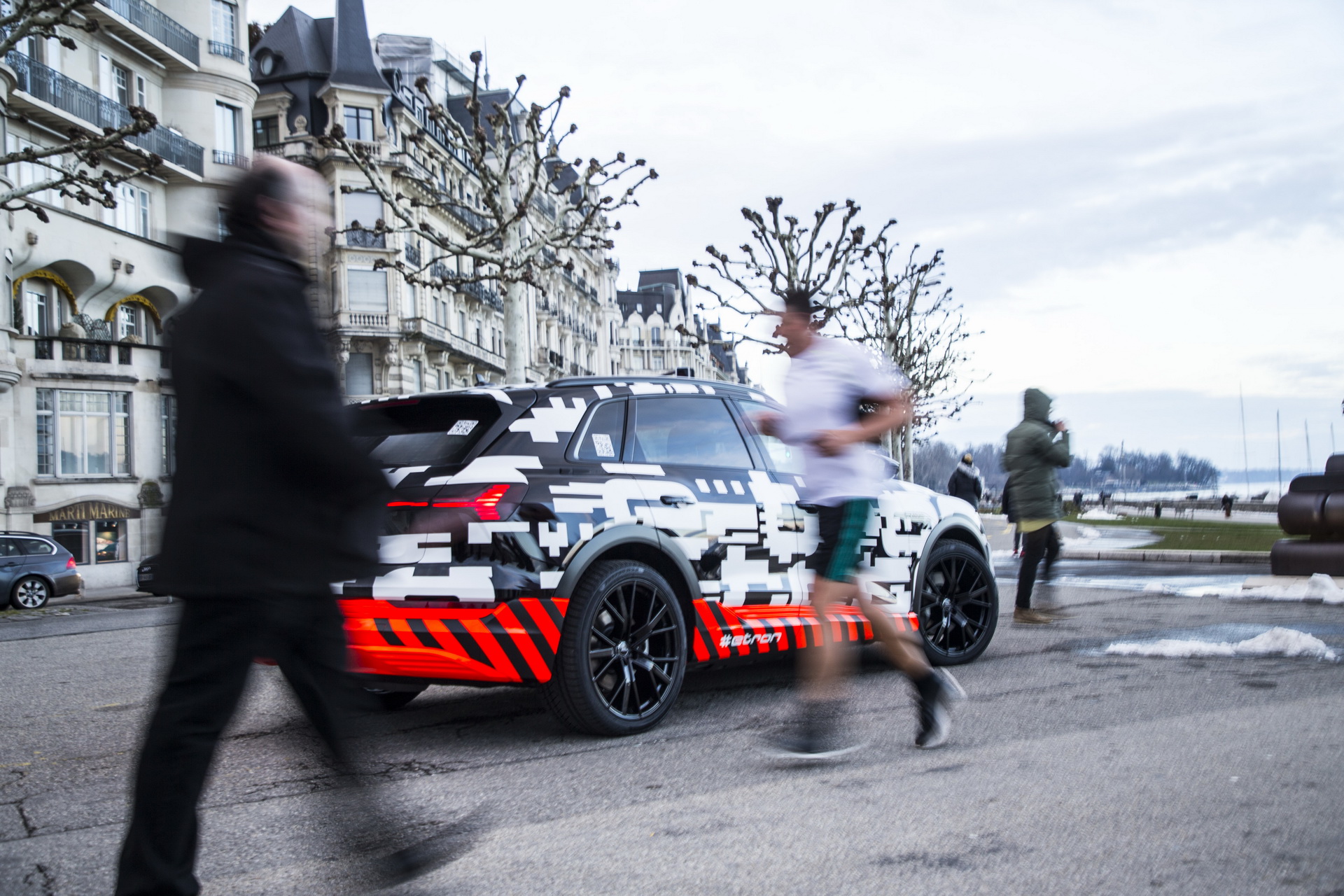 The Audi e-tron prototype in Geneva Audi Shows Off E-Tron Electric SUV In Near-Production Form