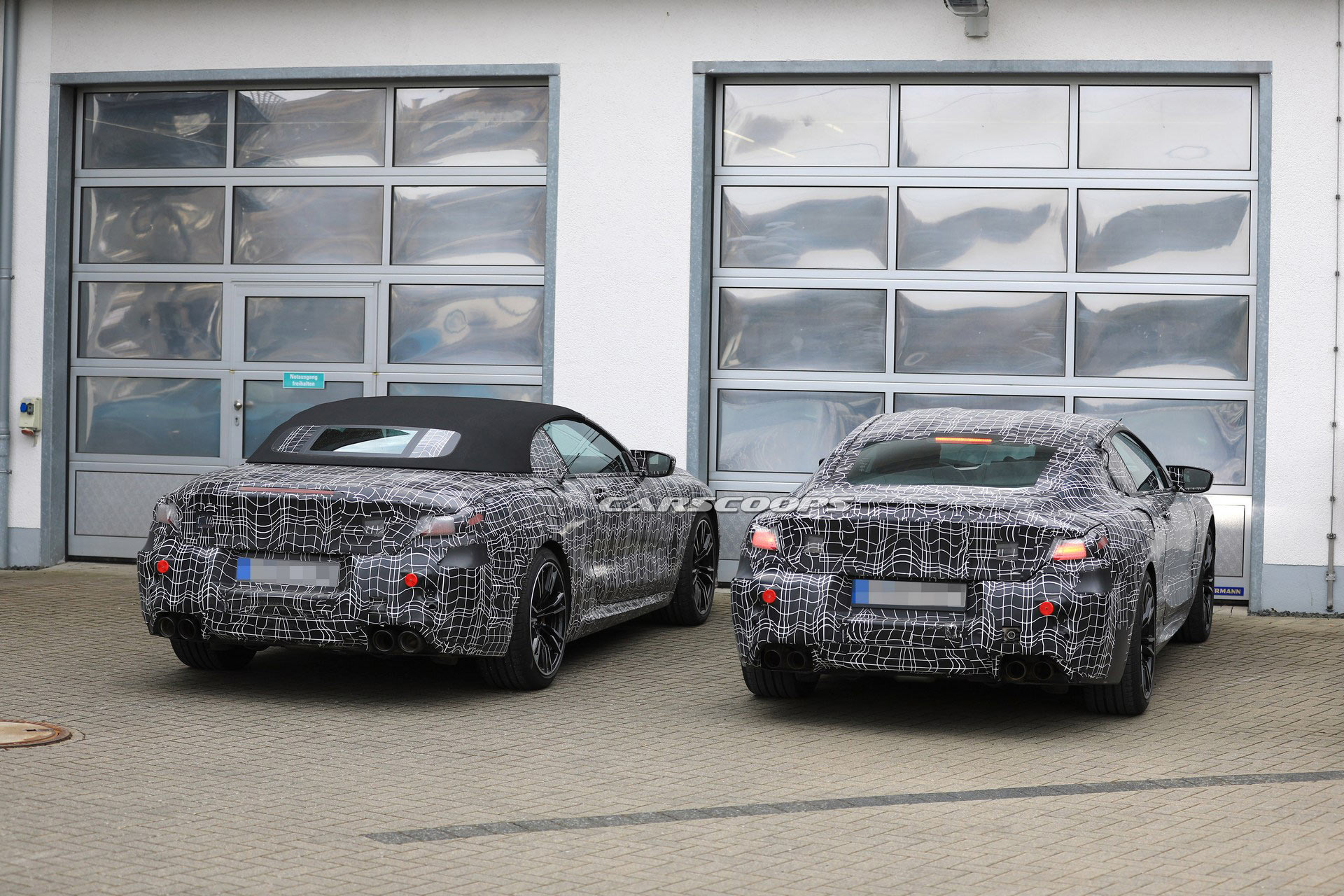 BMW-M8-10 BMW M8 Coupe And Convertible Spied Next To Each Other Between Workouts