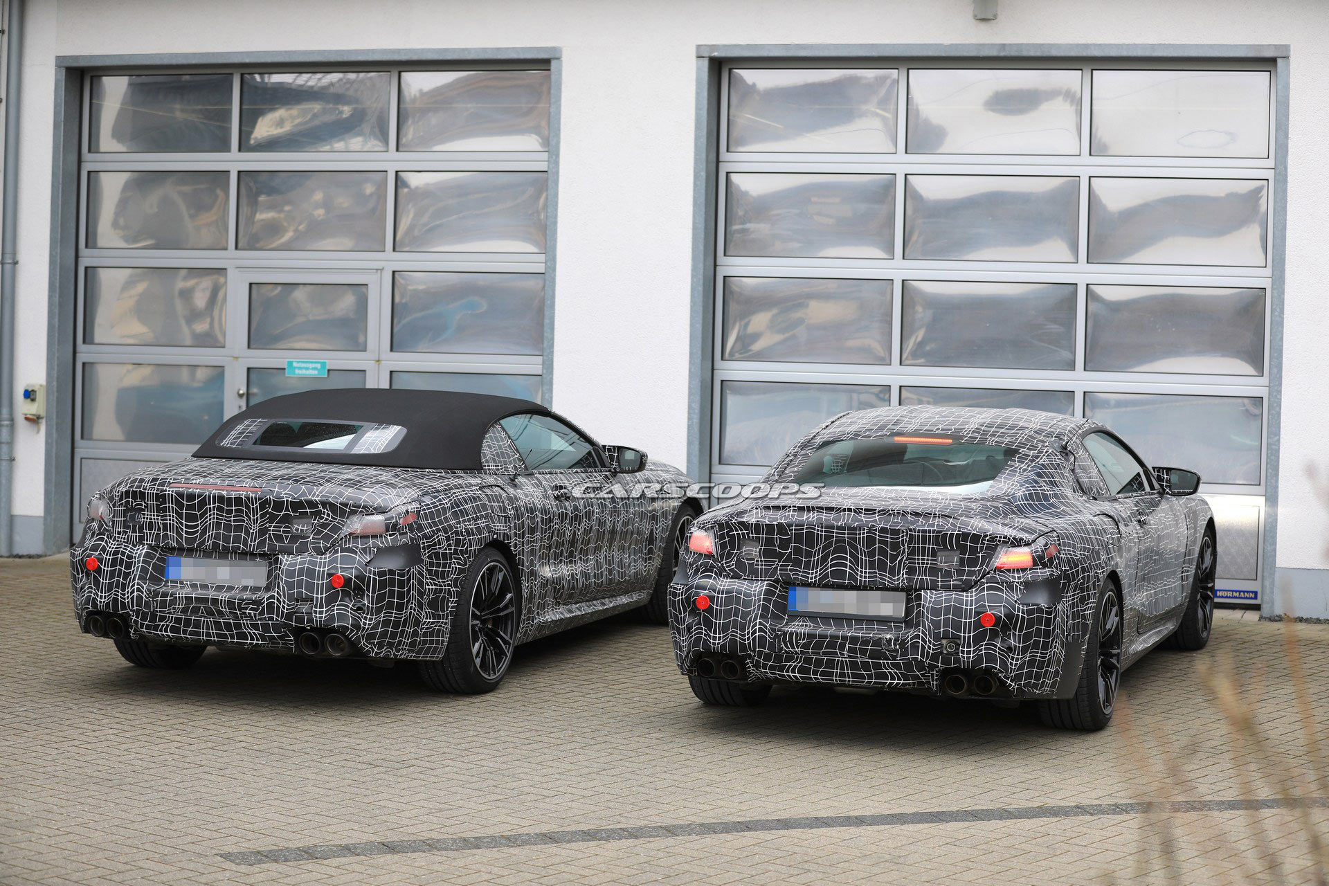 BMW-M8-11 BMW M8 Coupe And Convertible Spied Next To Each Other Between Workouts