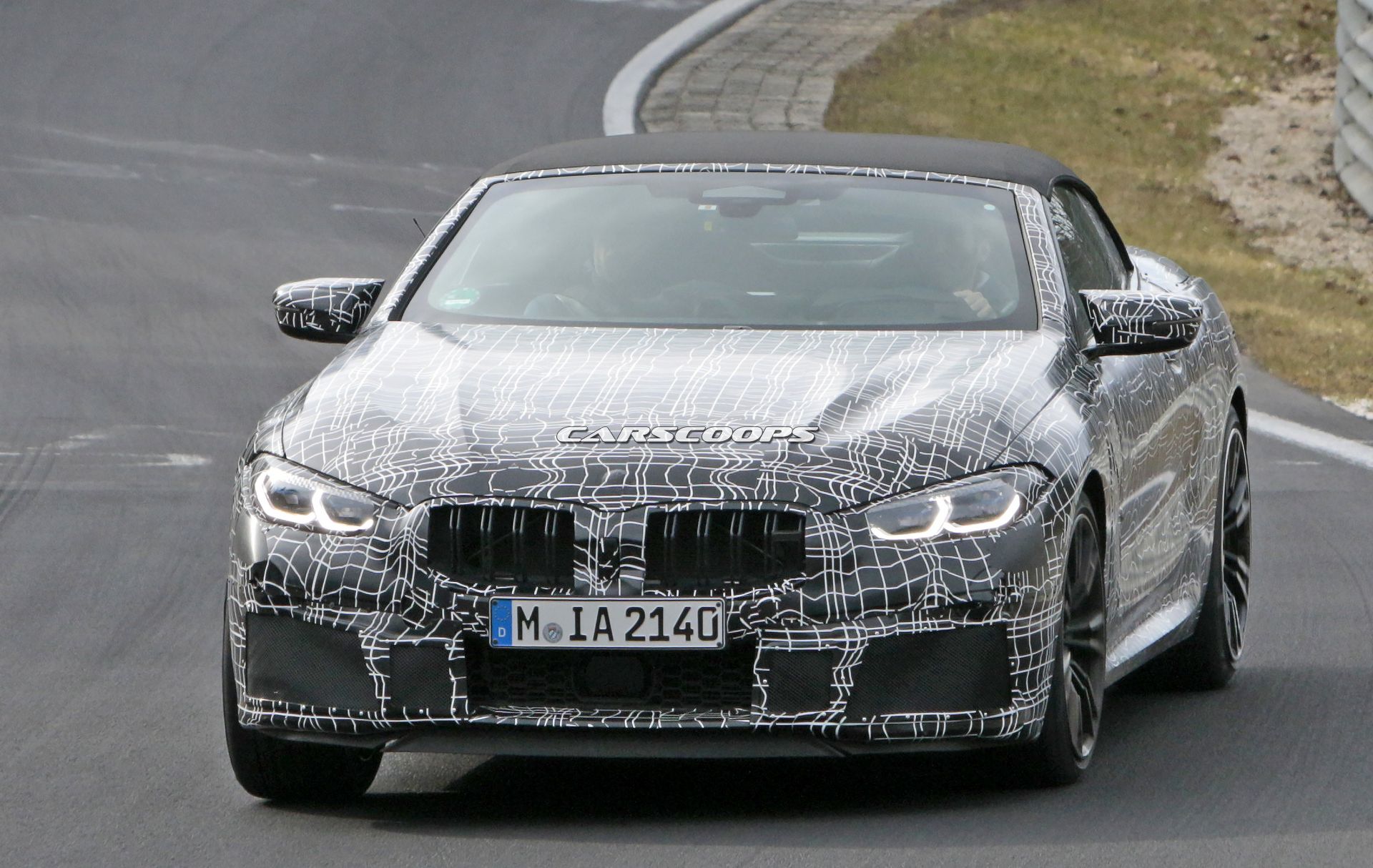 BMW-M8-Convertible-Spy-Shots-2 BMW Goes From The Hunted To The Hunter With M8 Convertible