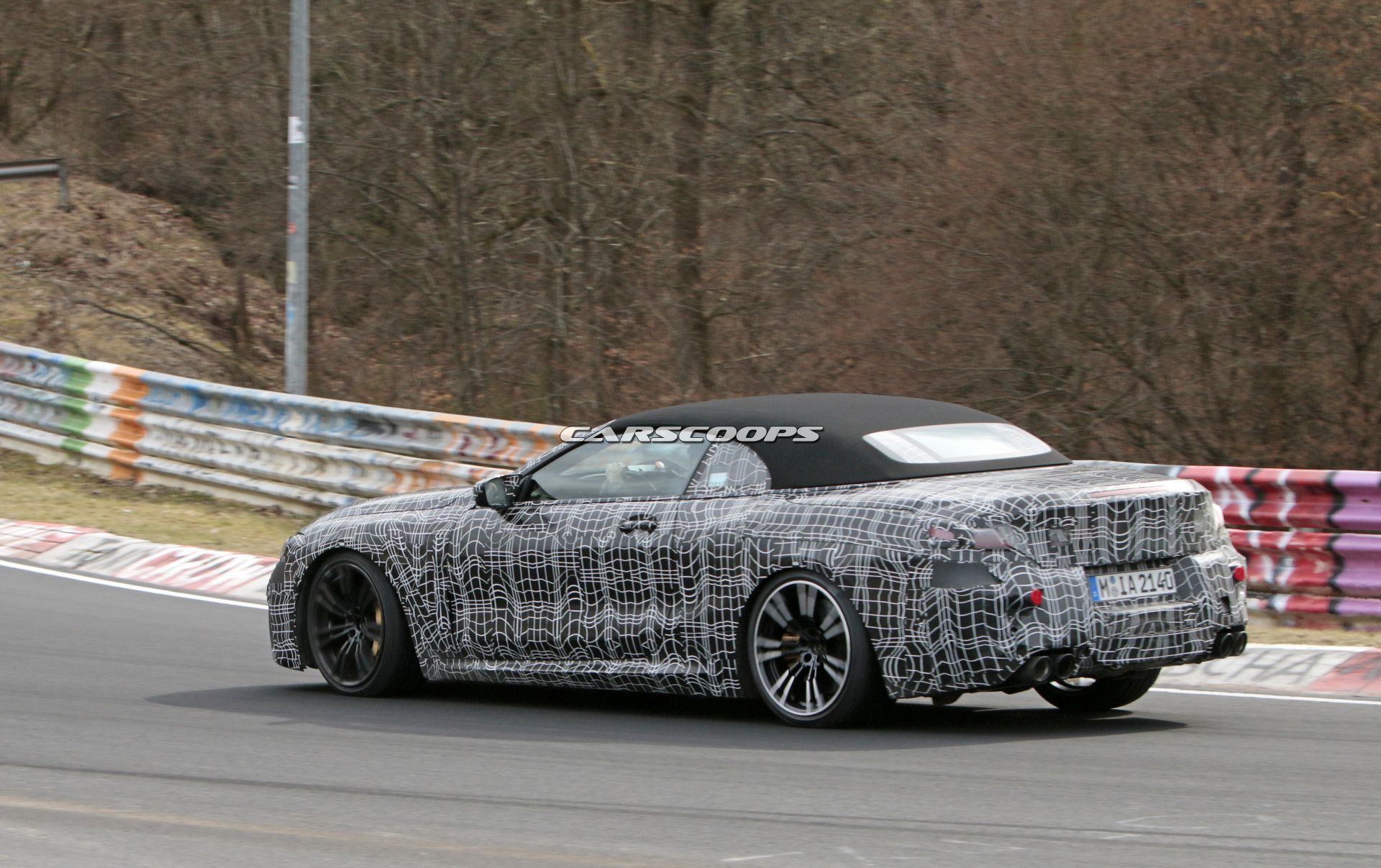 BMW-M8-Convertible-Spy-Shots-8 BMW Goes From The Hunted To The Hunter With M8 Convertible