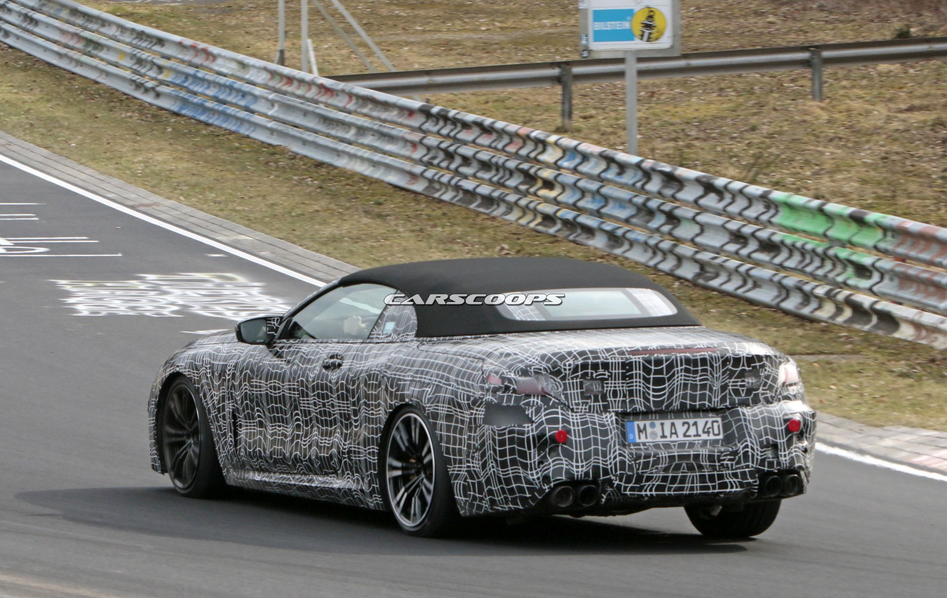 BMW-M8-Convertible-Spy-Shots-9 BMW Goes From The Hunted To The Hunter With M8 Convertible