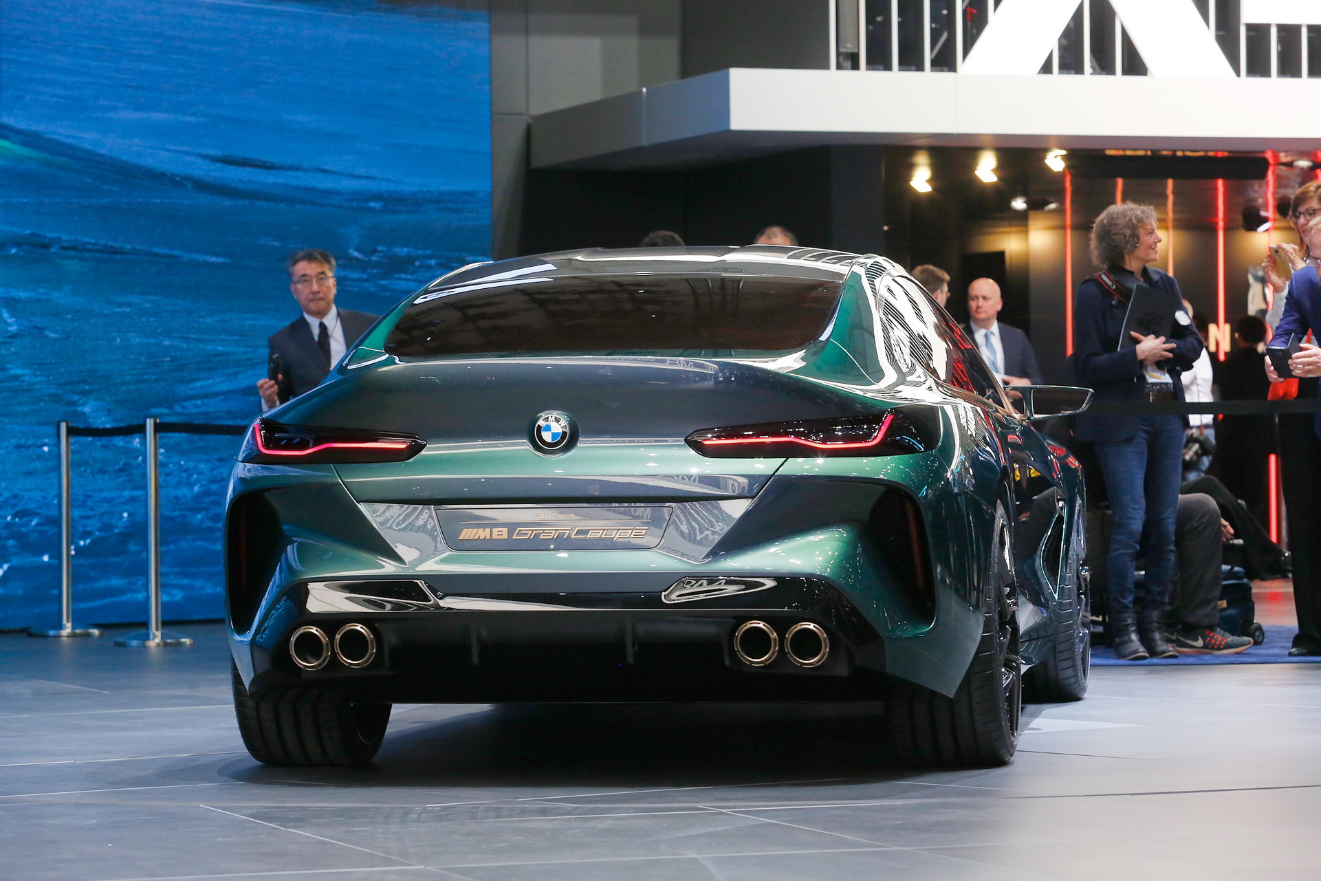 Bmw Concept M8 Gran Coupe Goes After Mercedes Amg Gt 4 Door Carscoops