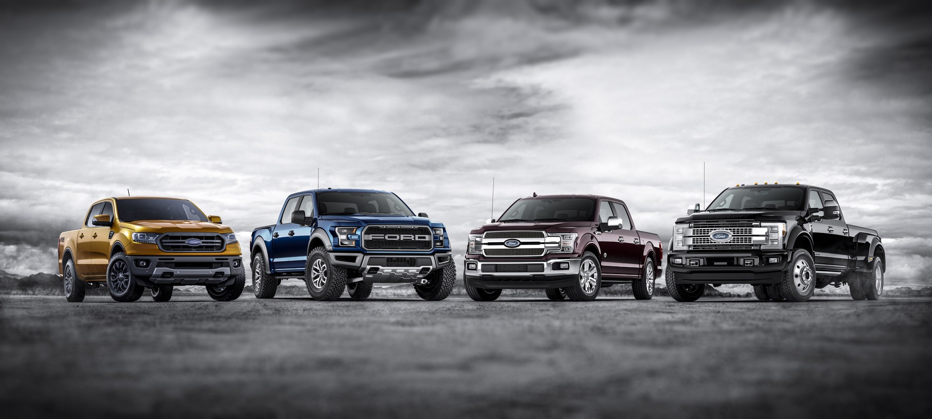 Current-Ford-Truck-Lineup New Ford F-150 Coming In 2020 With A Hybrid Powertrain