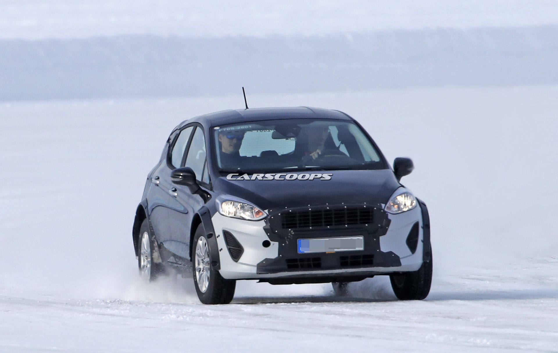 Ford-Baby-Bronco-Spy-Shots-1 This Jacked Up Fiesta Could Be A Test Mule For Ford’s ‘Baby’ Bronco SUV