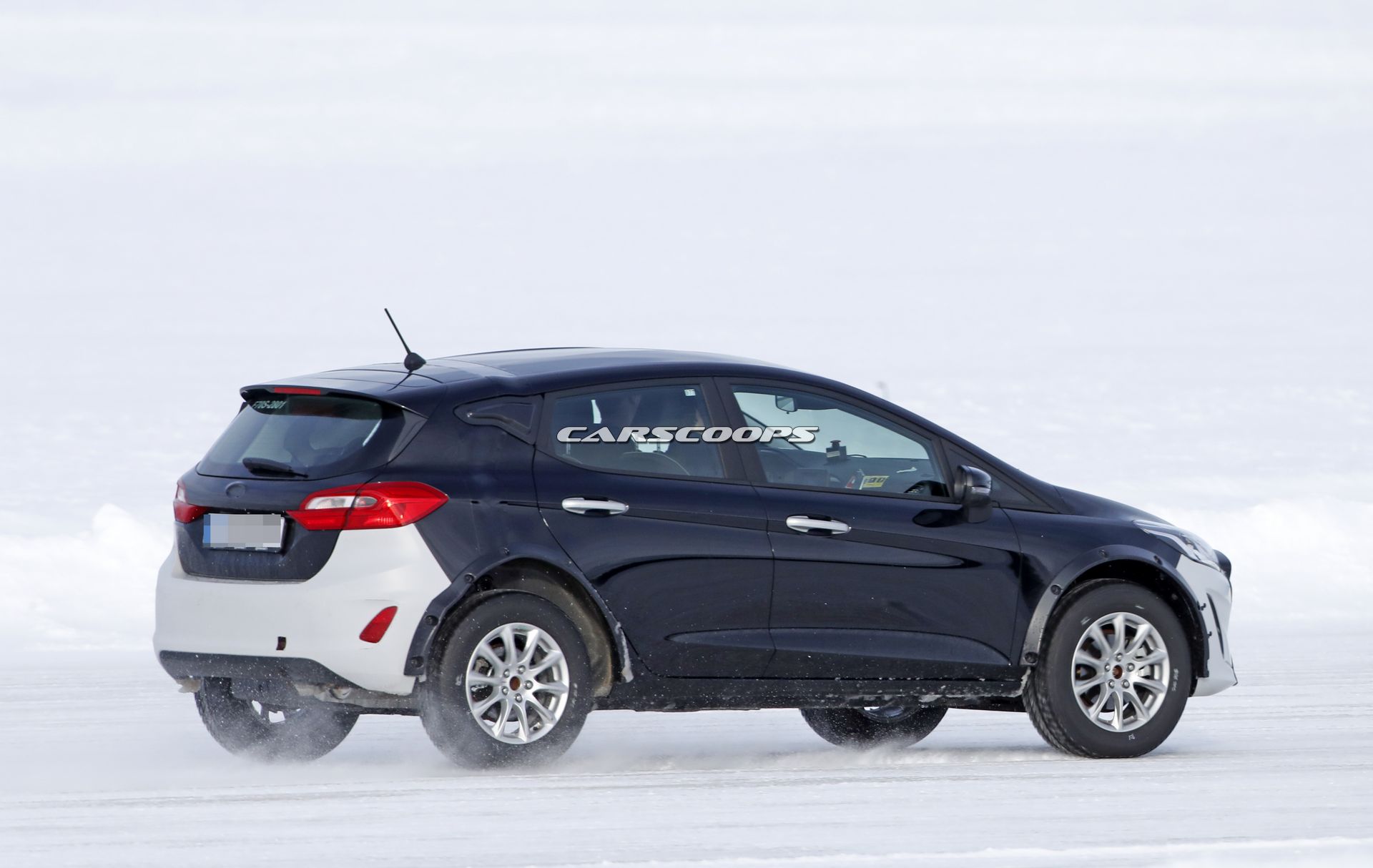 Ford-Baby-Bronco-Spy-Shots-11 This Jacked Up Fiesta Could Be A Test Mule For Ford’s ‘Baby’ Bronco SUV