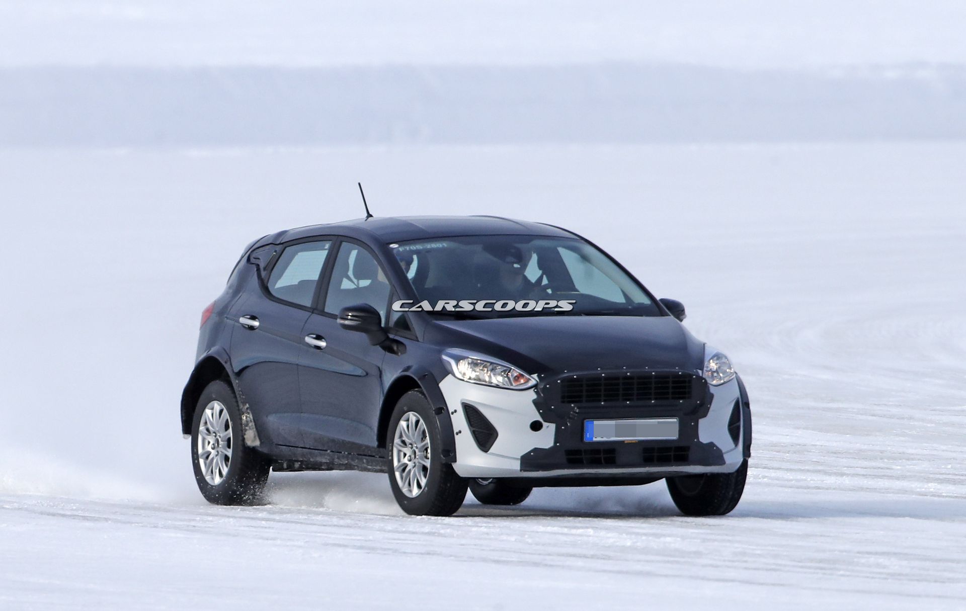 Ford-Baby-Bronco-Spy-Shots-2 This Jacked Up Fiesta Could Be A Test Mule For Ford’s ‘Baby’ Bronco SUV