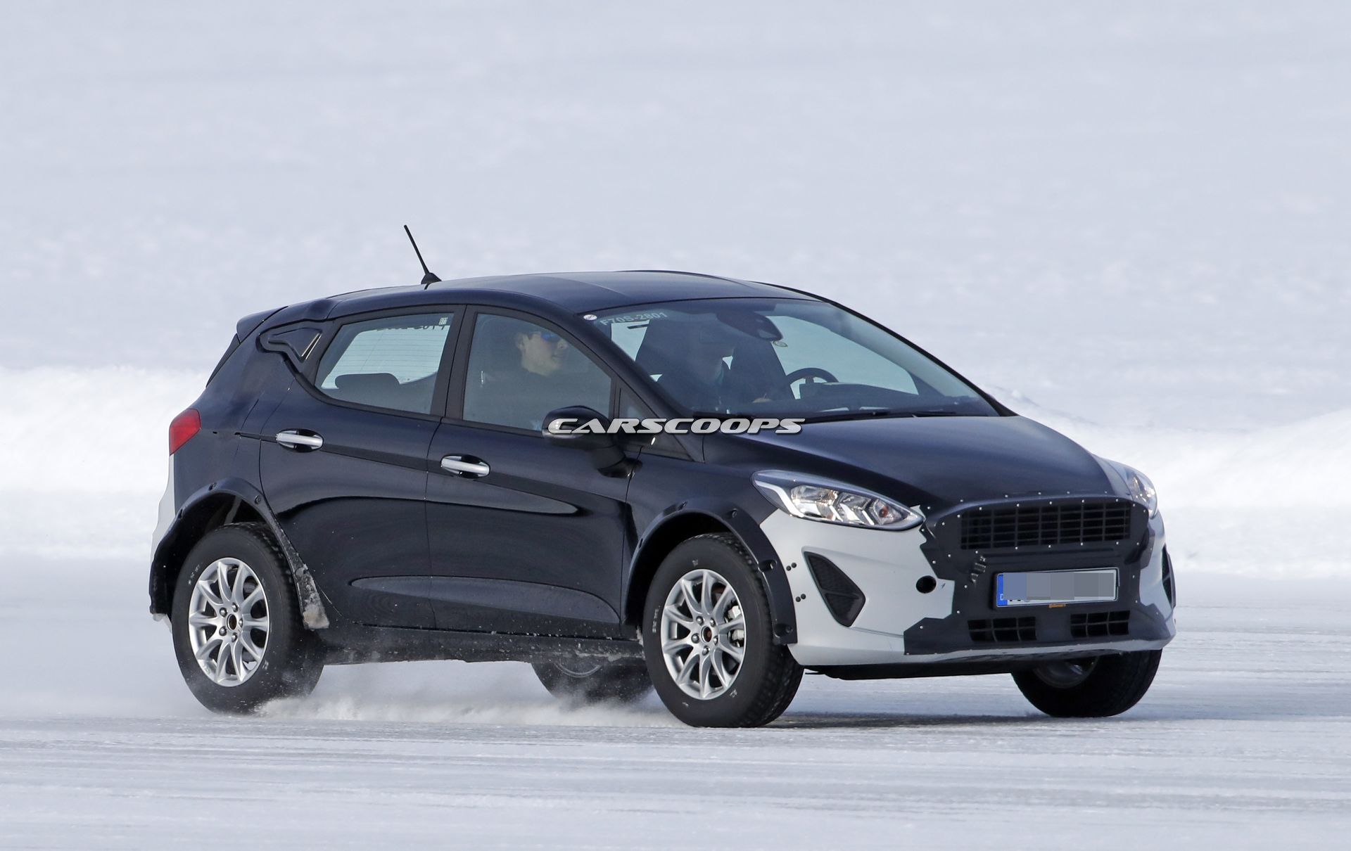 Ford-Baby-Bronco-Spy-Shots-5 This Jacked Up Fiesta Could Be A Test Mule For Ford’s ‘Baby’ Bronco SUV