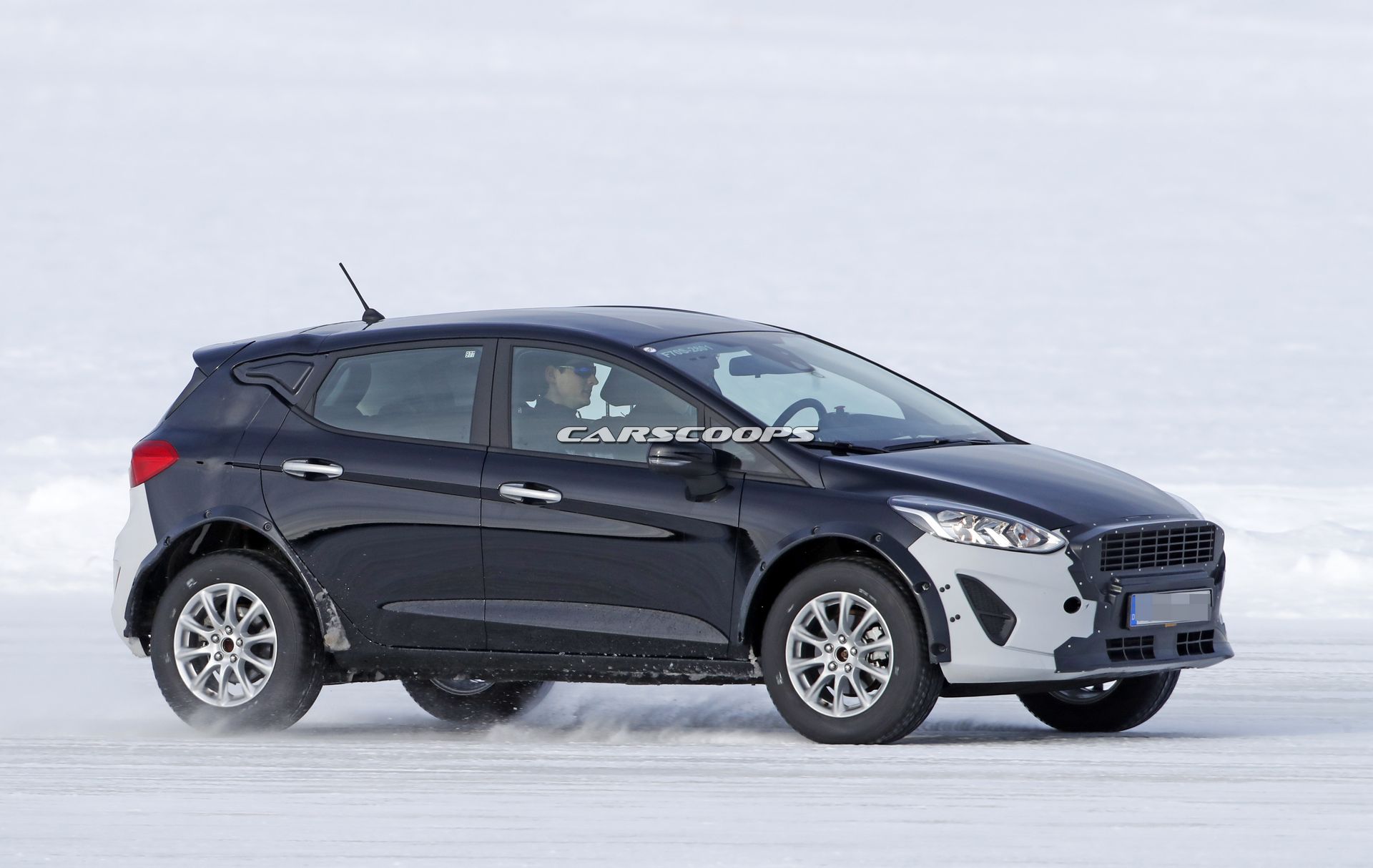 Ford-Baby-Bronco-Spy-Shots-7 This Jacked Up Fiesta Could Be A Test Mule For Ford’s ‘Baby’ Bronco SUV