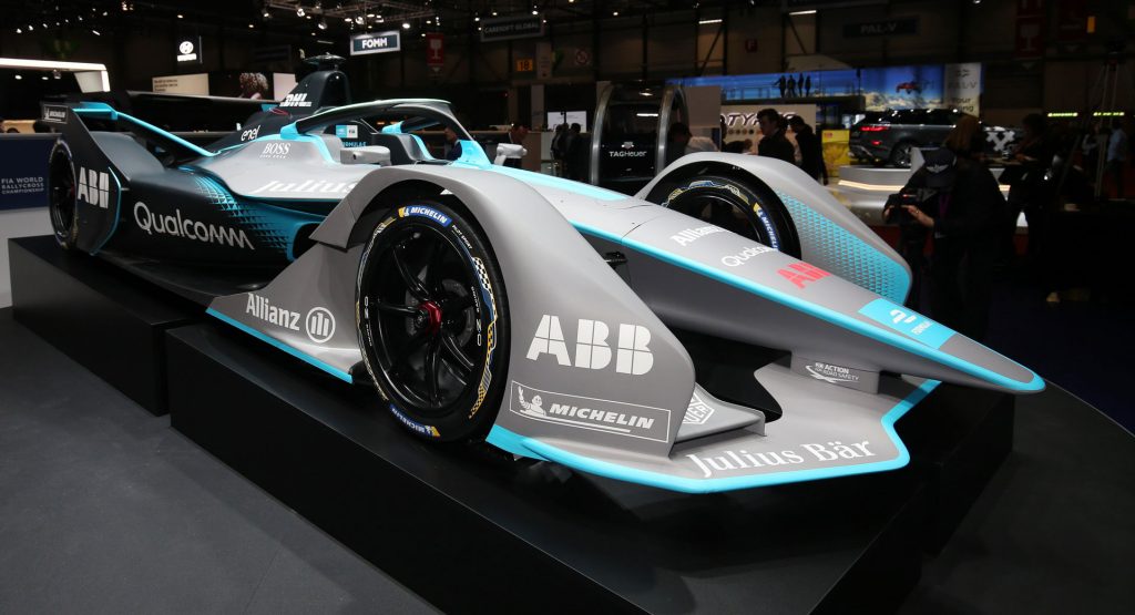 Formula E Gen2 Racer Shows Geneva The Speed Of Progress