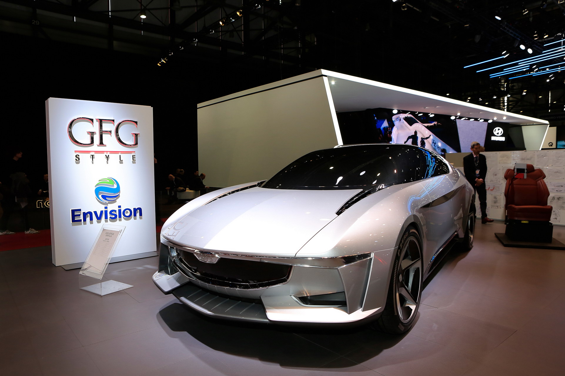GFG Style Sibylla-13 Giugiaro’s GFG Sibylla EV Concept Makes Gullwing Doors Look Boring