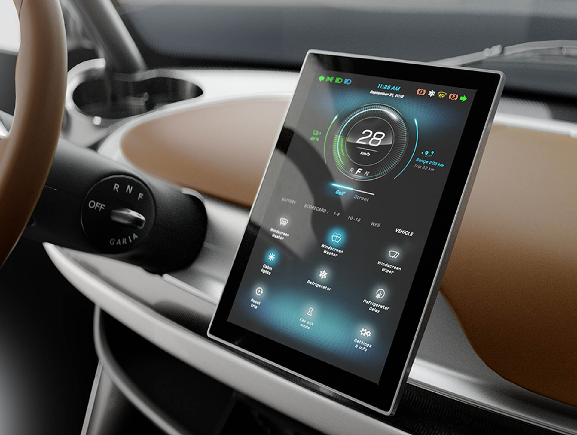 Garia_Golf_Car_Inspired_by_Mercedes-Benz_Style_interior_screen_01 Mansory Brings The Funk To Geneva With McLarens, Astons, Bugattis, Ferraris And More