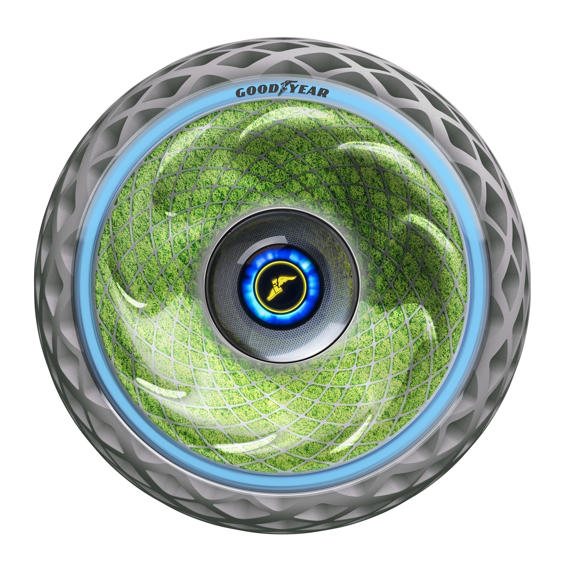 Goodyear-Tire-Concept-7 Goodyear’s Moss-Covered Oxygene Tire Concept Is Surprisingly High Tech