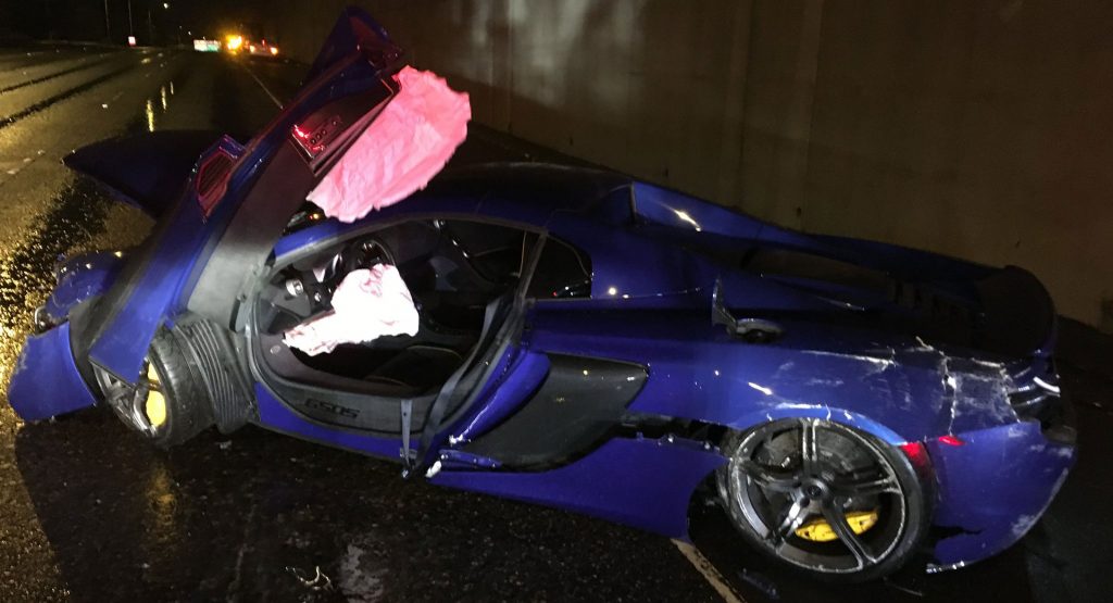  Crashing In Seattle: Man Destroys McLaren 650S Rental, Blames The Tires