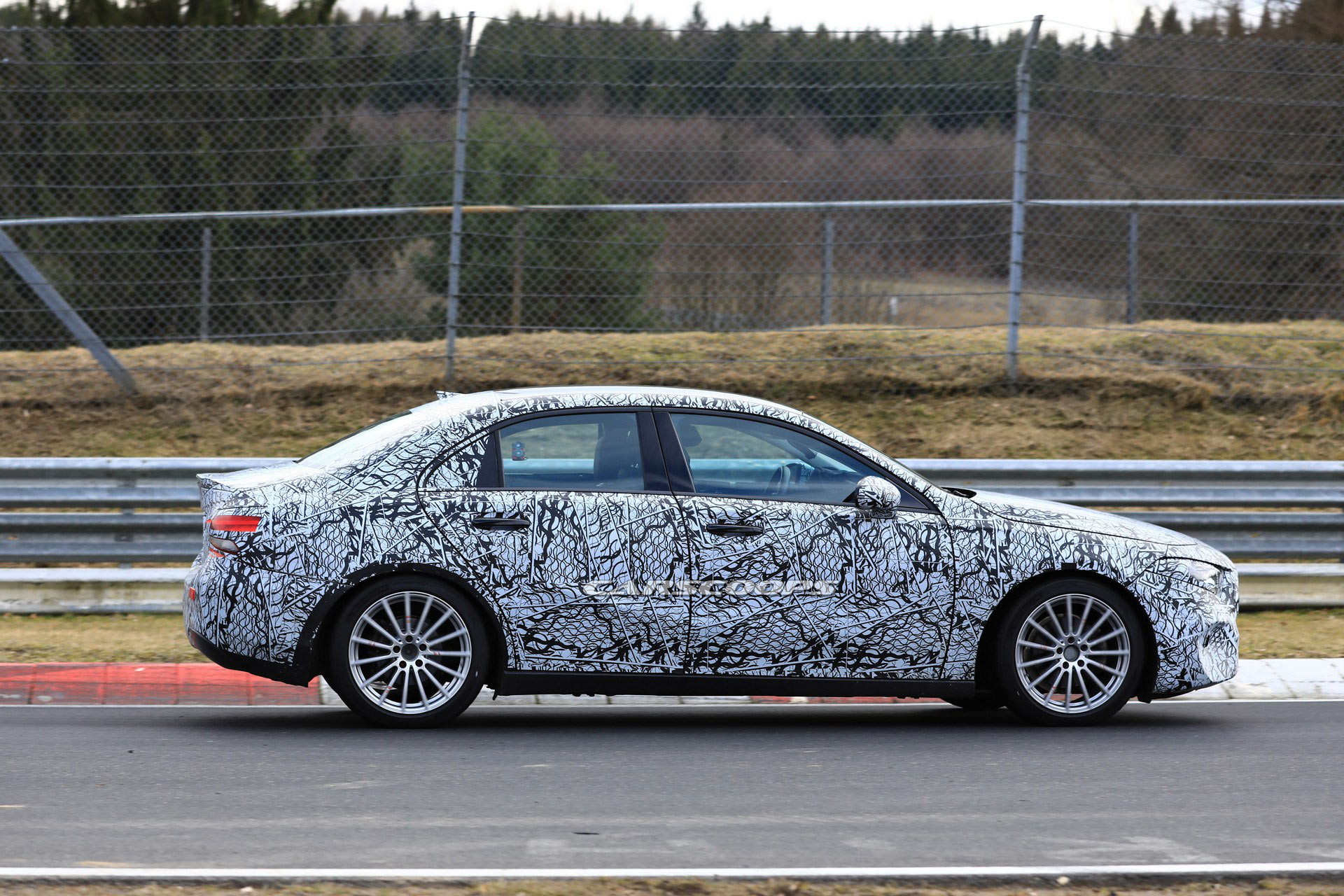 Mercedes-A-Class-Sedan-14 Mercedes A-Class Sedan Spied Taking Aim At The Audi A3