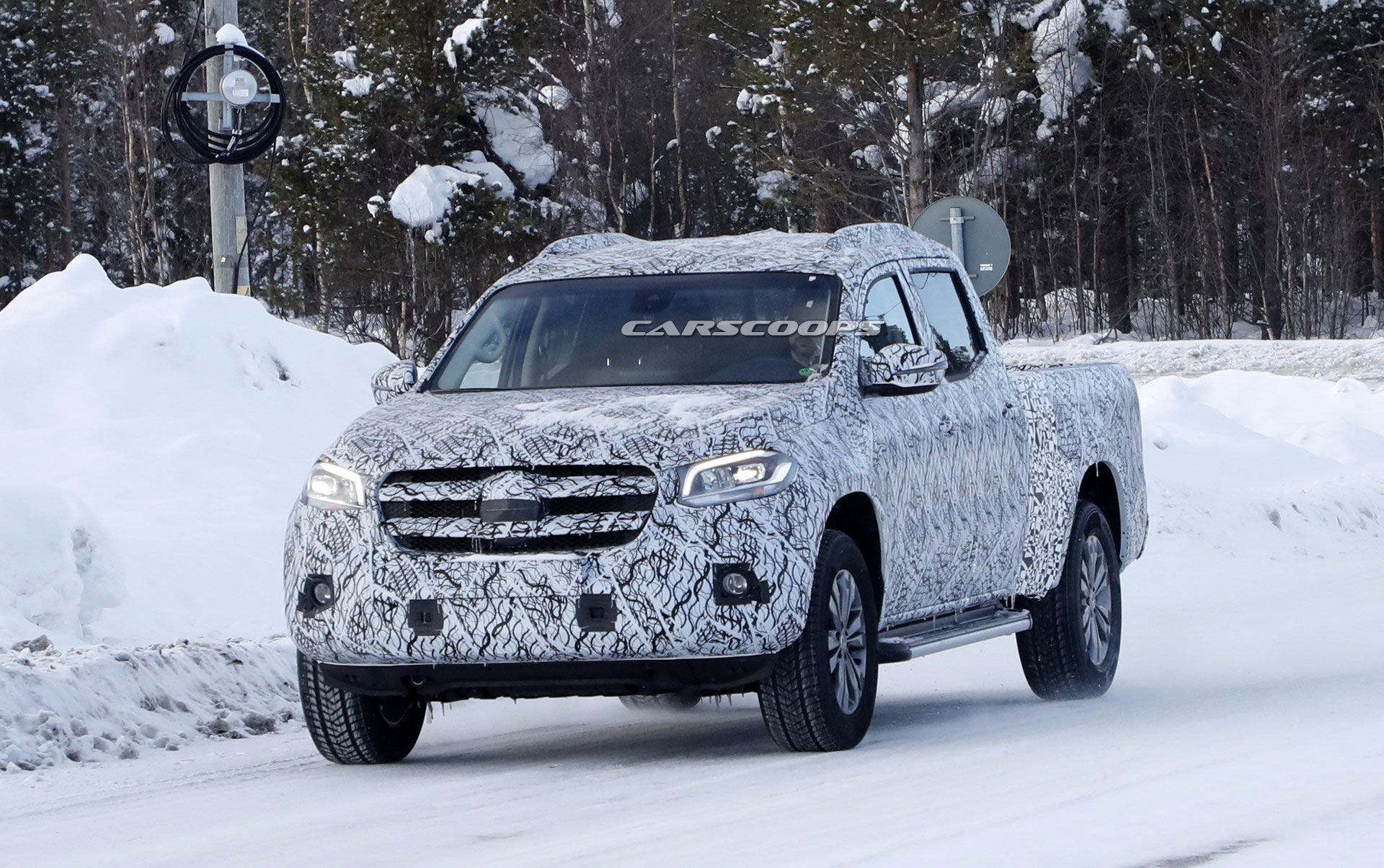 Mercedes-X-Class-1 Mercedes X-Class Spied With A Longer Rear Bed