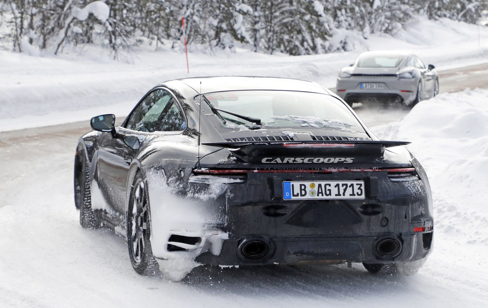 Porsche-911-GT3-Mule-7 Next Porsche 911 GT3 Scooped, Could Use A Turbo Engine