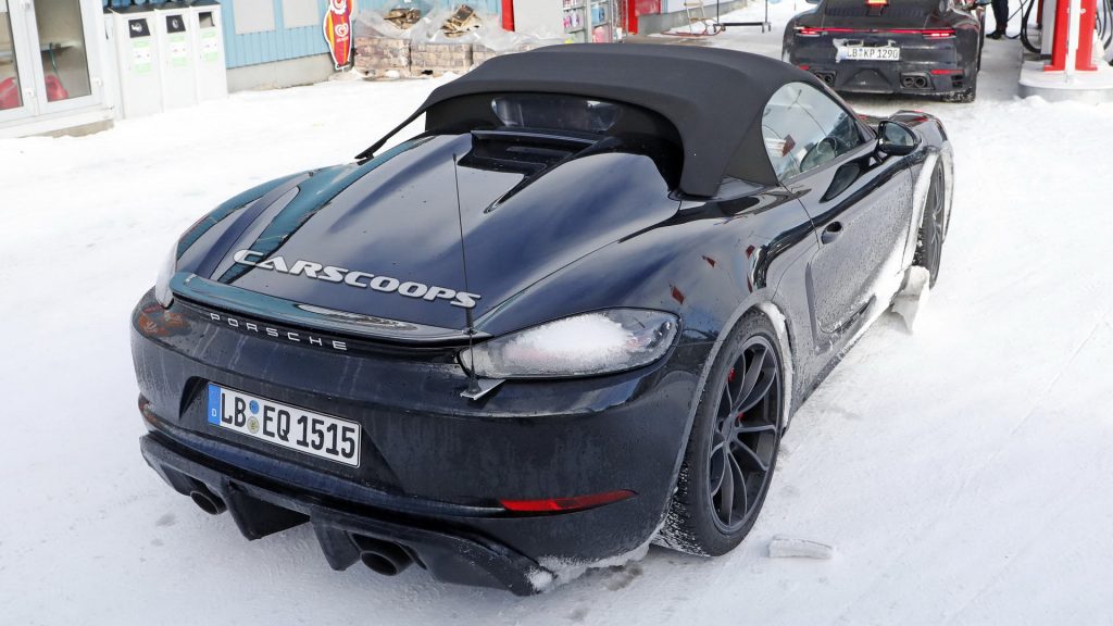  2019 Porsche Boxster Spyder Spied Up, Close And Personal