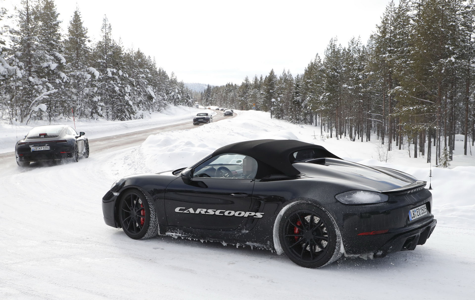 Porsche-Boxster-Spyder-4 2019 Porsche Boxster Spyder Spied Up, Close And Personal