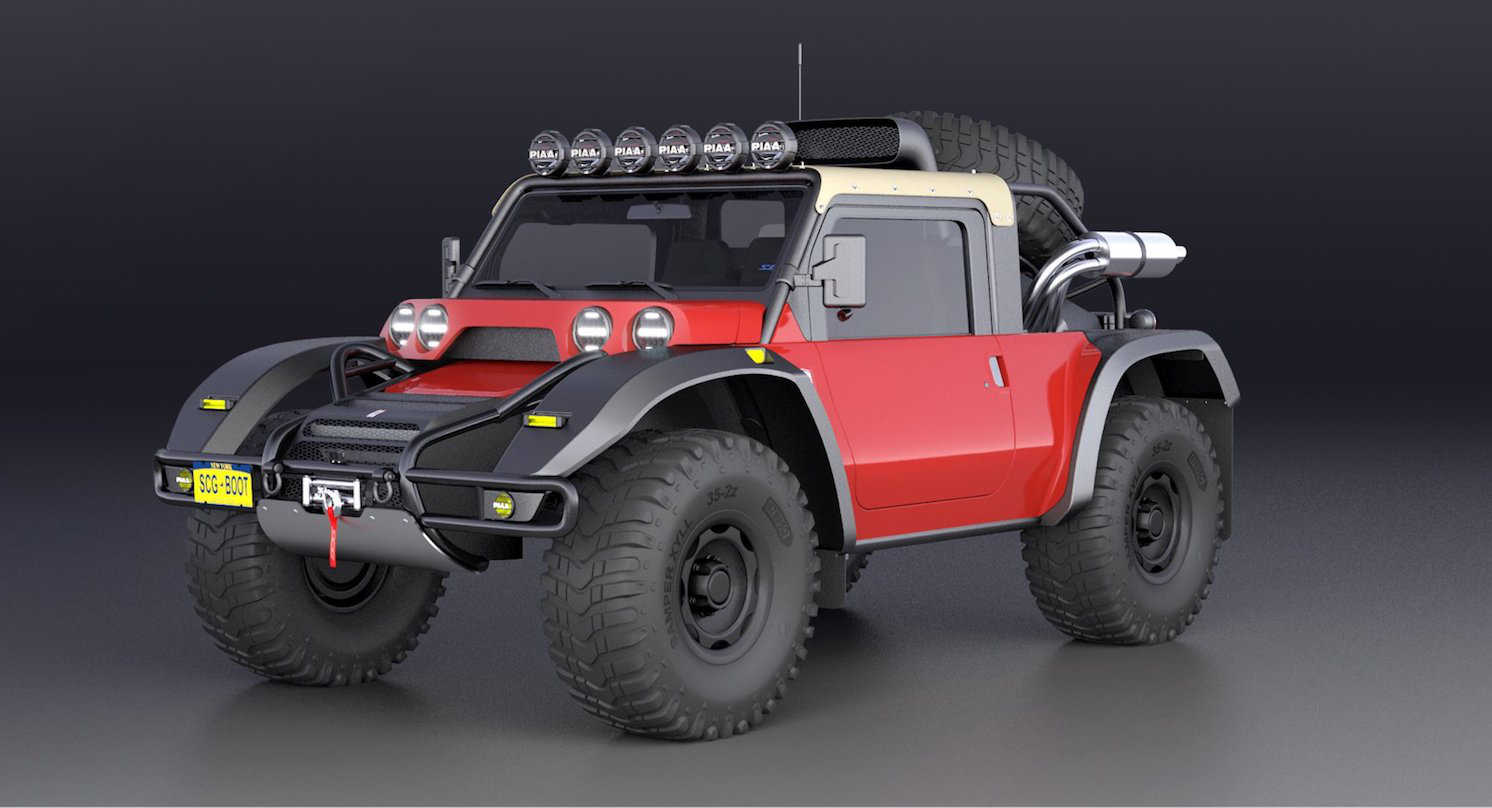 SCG Boot Baja Rendering SCG Invites Ferrari, Porsche Et Al. On Baja Boot’s New York To Paris Journey