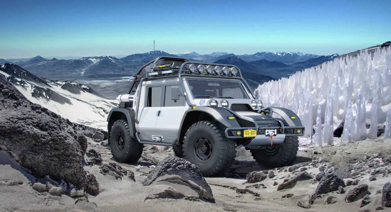 SCG Boot Rendering SCG Invites Ferrari, Porsche Et Al. On Baja Boot’s New York To Paris Journey