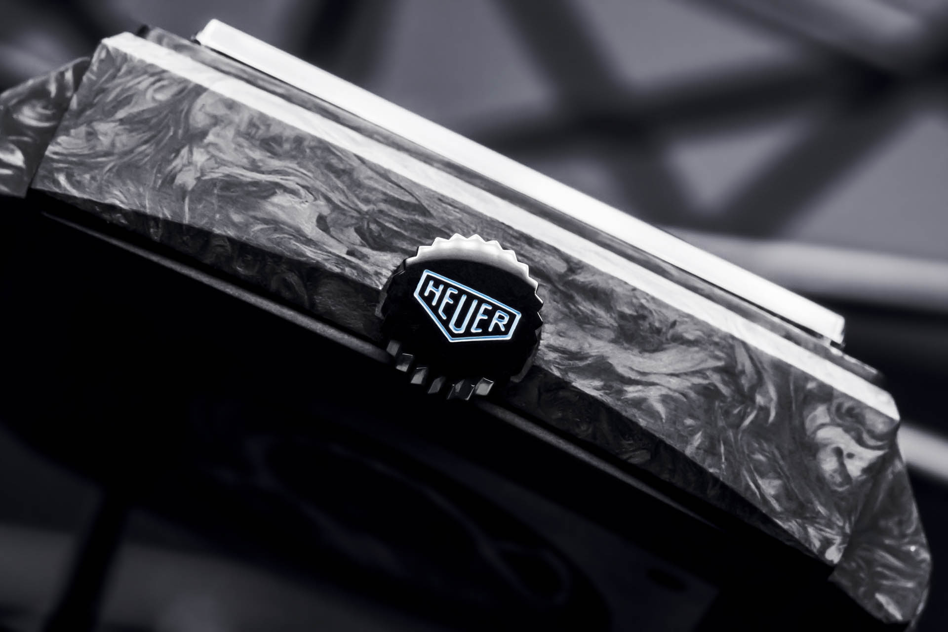 TAGHeuer_Monaco Bamford_CAW2190_3 Forged Carbon Fiber Brings The Heuer Monaco Into Supercar/F1 Territory