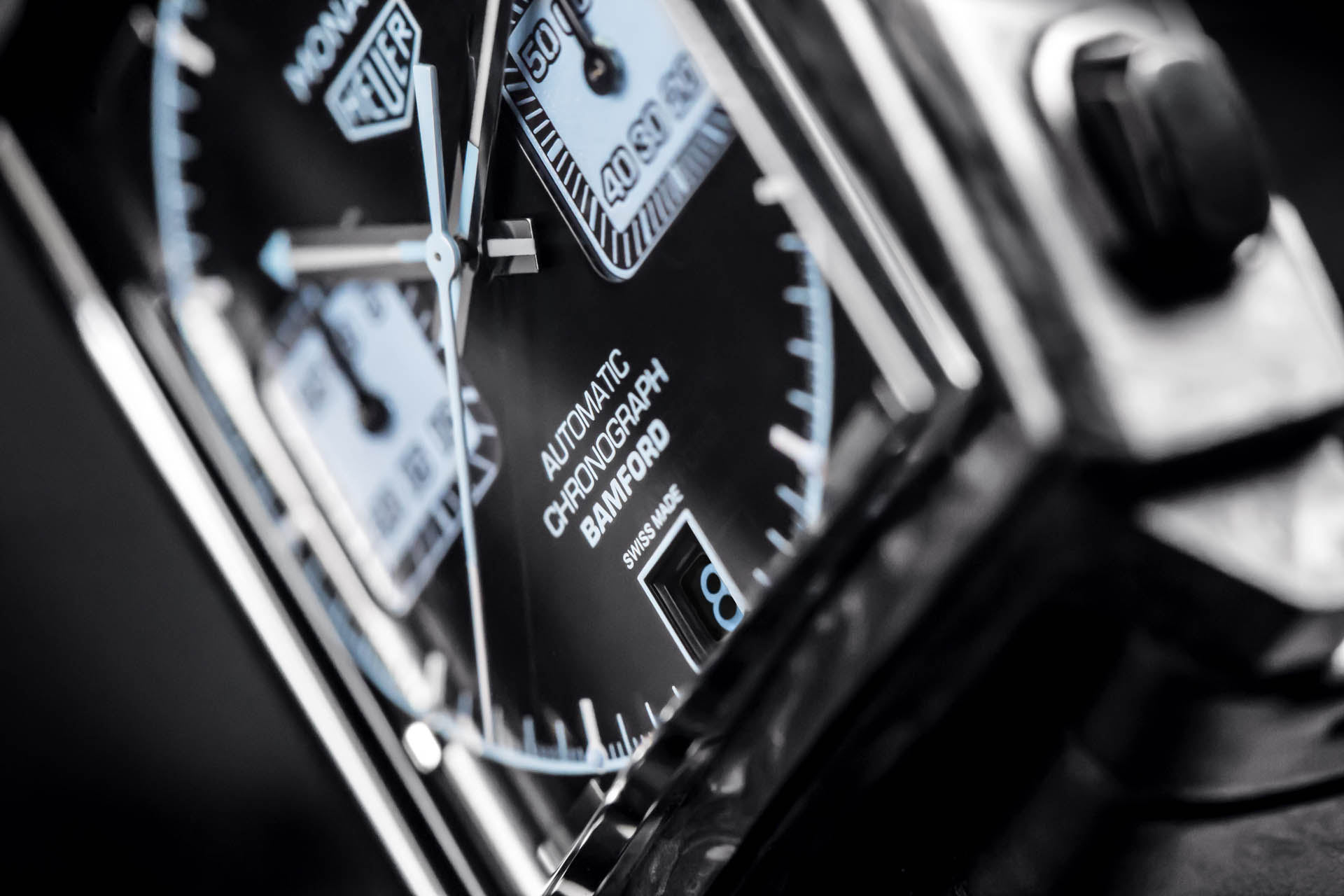 TAGHeuer_Monaco Bamford_CAW2190_4 Forged Carbon Fiber Brings The Heuer Monaco Into Supercar/F1 Territory