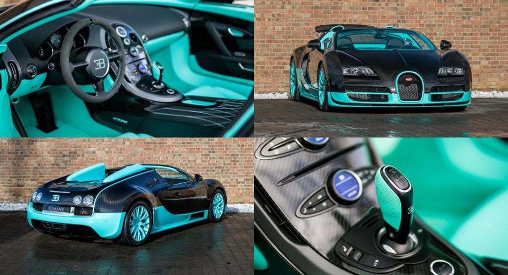 Good Luck Sleeping After Seeing This Tiffany Blue Bugatti Veyron Vitesse
