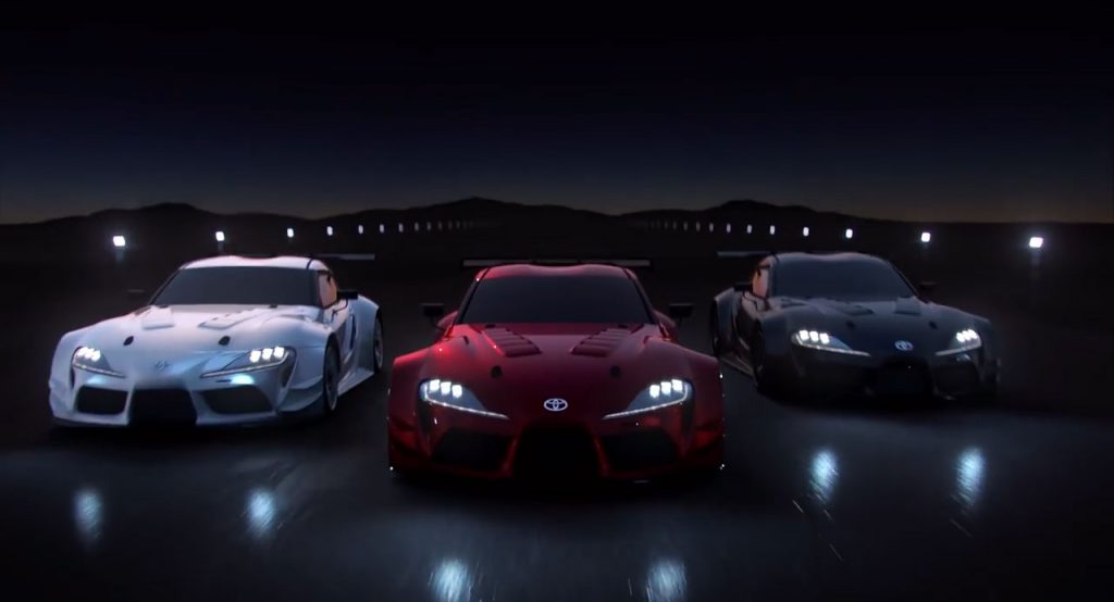 First Video Of Toyota GR Supra Concept Shows It In The Virtual World