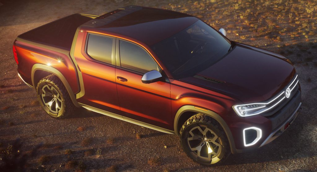  New Atlas Tanoak Pickup Concept Is VW’s Love Letter To America