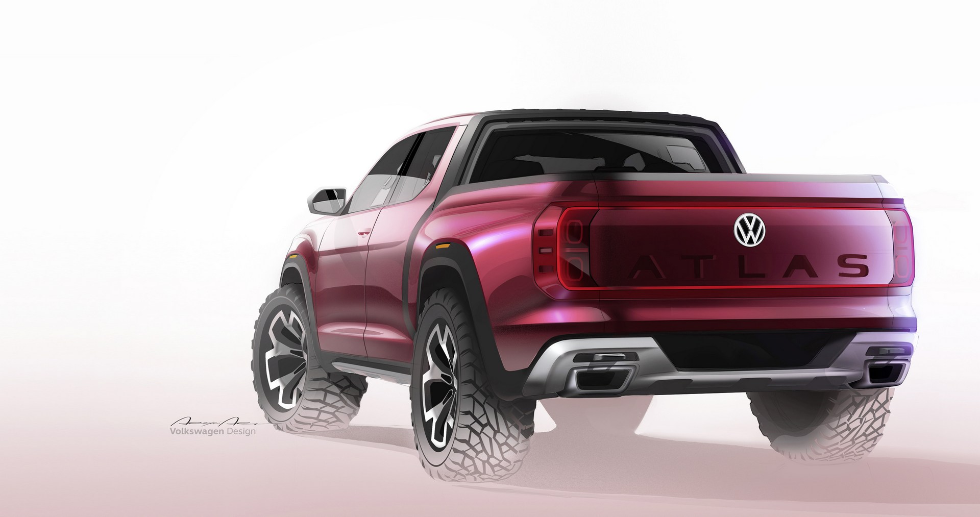 VW-Atlas-Tanoak-Pickup-Concept-23 VW Says A Production Version Of The Atlas Tanoak Concept “May Be On The Cards”