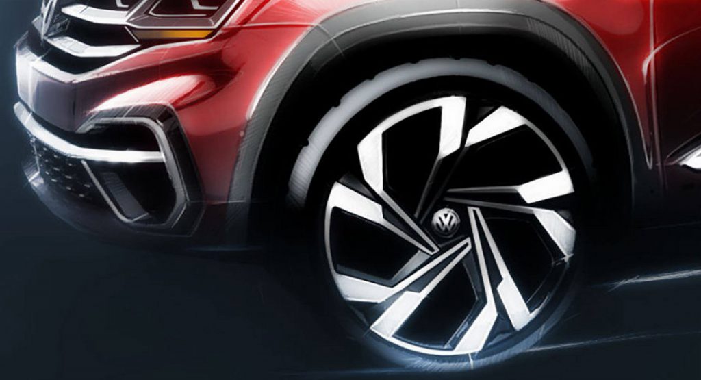  VW Atlas Crossover Coupe Gets Final Teaser Ahead Of Tuesday’s Unveiling