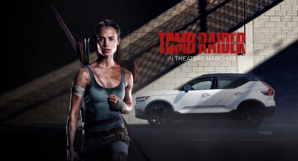 Volvo XC40 Becomes Lara Croft’s New Ride In Tomb Raider Movie