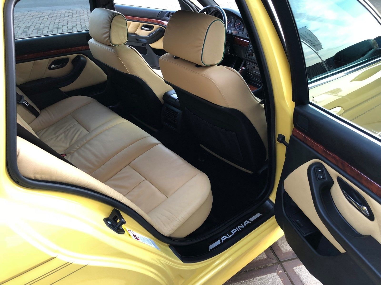 alpina-b10-v8s-touring-yellow-ebay-12 2003 Alpina B10 V8S Touring Is Your Dakar Yellow Unicorn